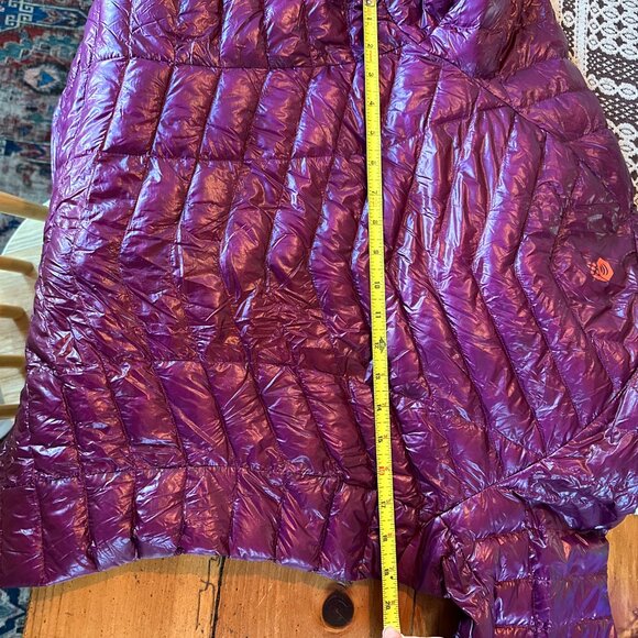 Mountain Hardwear Women’s Down Jacket – Purple/Orange – Lightweight & Packable - Picture 6 of 6